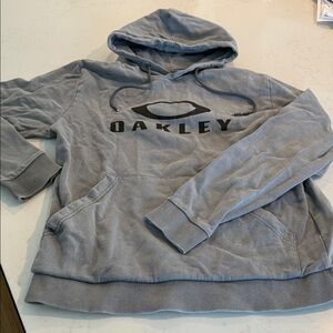 Oakley Blue Men's Hoodie Sweatshirt-Small